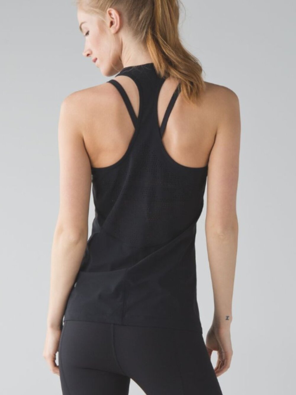Lululemon Cool Racerback (Lace) Black Size 4
